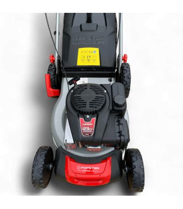 Tondeuse thermique 46 cm 123cc mulching inclus - POPSTER TLM046SB L123