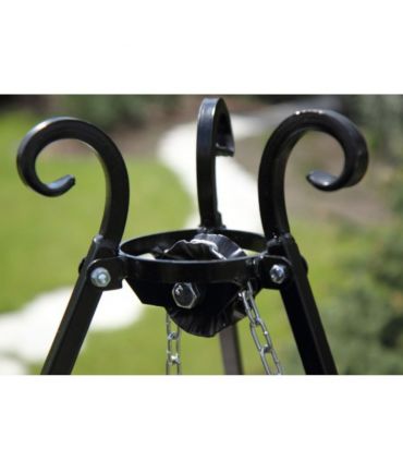 Trépied pour grils, 180cm, acier naturel, CookKing, 1112241