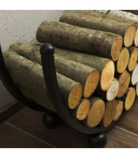 Porte bûches design SPIRAL, 80cm, CookKing, 333238 Porte bûches design SPIRAL, 80cm, CookKing, 333238