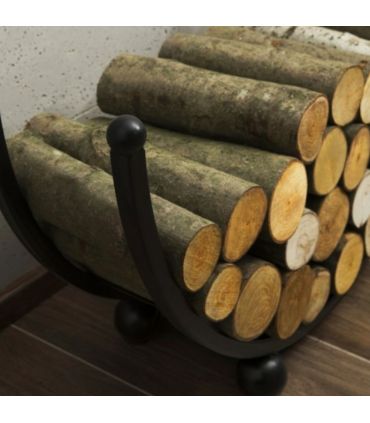 Porte bûches design SPIRAL, 80cm, CookKing, 333238