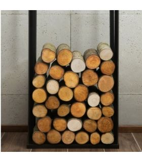 Porte bûche en métal LUIS, CookKing, 333242 Porte bûche en métal LUIS, CookKing, 333242