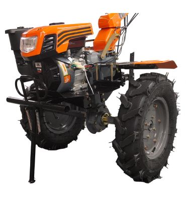 Motoculteur thermique à traction 212cm3, largeur de travail jusqu'à 105cm, 2 vitesses AV/1 AR, guidon ajustable - DAEWOO