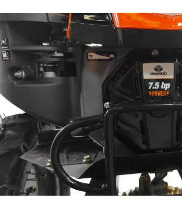Motoculteur thermique à traction 212cm3, largeur de travail jusqu'à 105cm, 2 vitesses AV/1 AR, guidon ajustable - DAEWOO