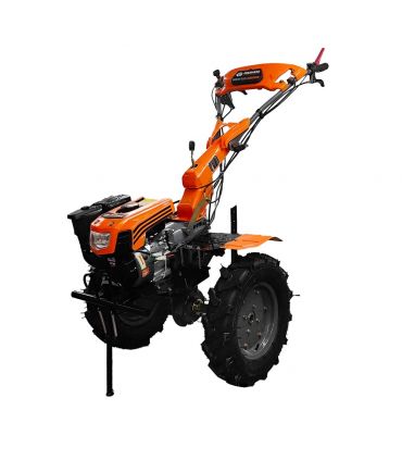 Motoculteur thermique à traction 212cm3, largeur de travail jusqu'à 105cm, 2 vitesses AV/1 AR, guidon ajustable - DAEWOO