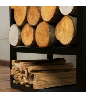 Porte bûches en métal ATOS, 150x50x20cm, CookKing, 333247 Porte bûches en métal ATOS, 150x50x20cm, CookKing, 333247