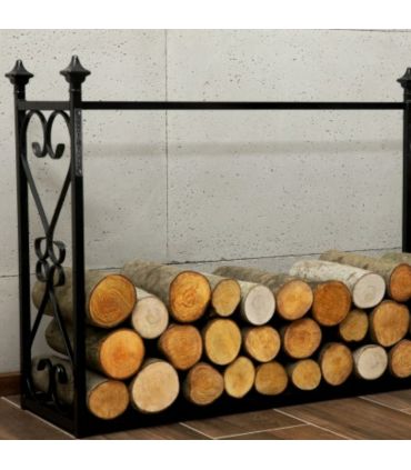 Porte bûches ALDI, profilé en acier, 60x90x25cm, CookKing, 333236