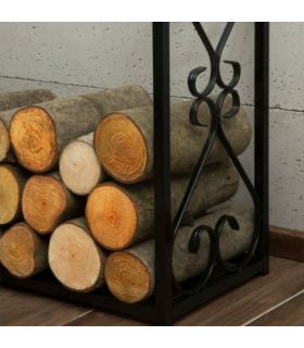 Porte bûches ALDI, profilé en acier, 60x90x25cm, CookKing, 333236 Porte bûches ALDI, profilé en acier, 60x90x25cm, CookKing, 333236