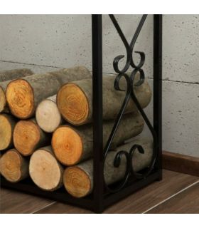 Porte bûches ALDI, profilé en acier, 60x90x25cm, CookKing, 333236 Porte bûches ALDI, profilé en acier, 60x90x25cm, CookKing, 333236