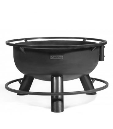 Braséro de jardin BANDITO, grille multifontionnelle inclue, acier naturel, CookKing, 111355