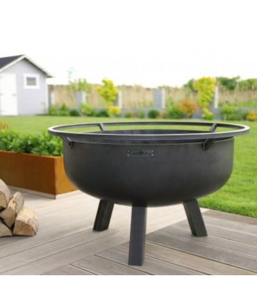 Braséro XXL PORTO , diamètre de 80cm, acier naturel, CookKing, 111563