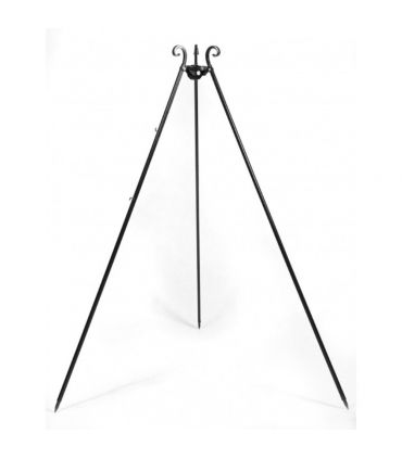 Wok suspendu sur trépied, acier, 180cm de hauteur, 60cm de diamètre, CookKing, 111010