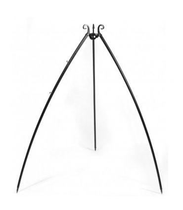 Wok suspendu sur trépied, acier, 200cm de hauteur, 70cm de diamètre, CookKing, 111014