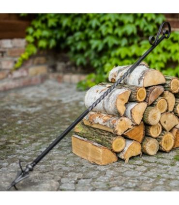 Tisonnier pour braséro, acier naturel, 100cm, CookKing, 111321