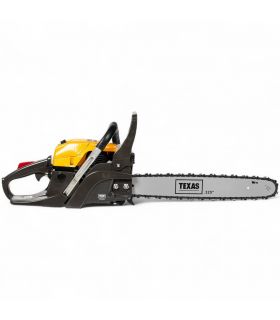 Tronçonneuse thermique 2,0kW système antivibration guide‑chaîne45cm – TEXAS TS4518