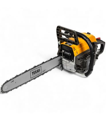 Tronçonneuse thermique 2,0kW système antivibration guide‑chaîne45cm – TEXAS TS4518