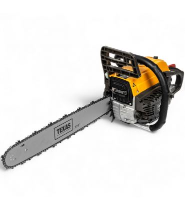 Tronçonneuse thermique 2,5kW système antivibration guide‑chaîne50cm – Texas TS5620