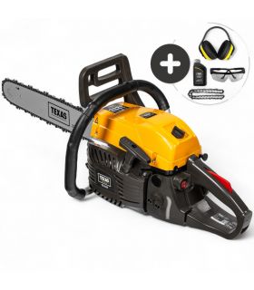 Tronçonneuse thermique 2,5kW système antivibration guide‑chaîne50cm – Texas TS5620