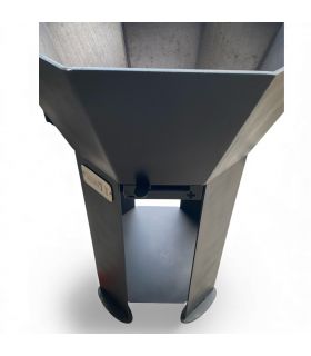 Braséro extérieur AKNOR, acier, thermolaqué, 60cm de diamètre, ROULAND, REF