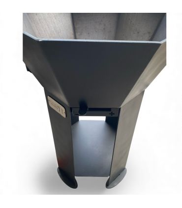 Braséro extérieur AKNOR, acier, thermolaqué, 60cm de diamètre, ROULAND, REF