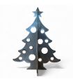 Sapin de Noël SYLVAN en acier 101 cm, Design durable, Fabrication française, Épaisseur 3 mm - Jardin d'Acier RLD-SA-101