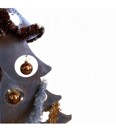 Sapin de Noël en acier rouillé 150 cm – Design durable – Fabrication française – Épaisseur 3 mm