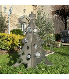 Sapin de Noël en acier 101 cm – Design durable – Fabrication française – Épaisseur 3 mm