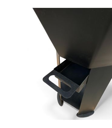 Braséro nu extérieur AKNOR, acier, thermolaqué, 60cm de diamètre, ROULAND, REF