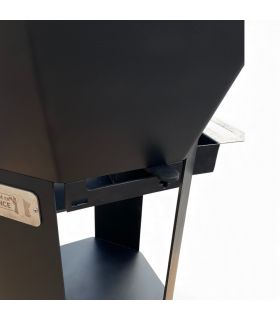 Braséro nu extérieur AKNOR, acier, thermolaqué, 60cm de diamètre, ROULAND, REF