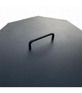 Couvercle pour braséro AKNOR, acier, 60cm de diamètre, ROULAND, REF