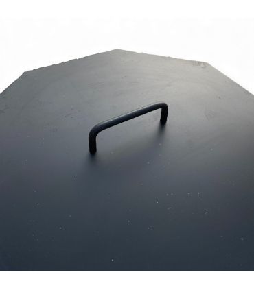 Couvercle pour braséro AKNOR, acier, 60cm de diamètre, ROULAND, REF