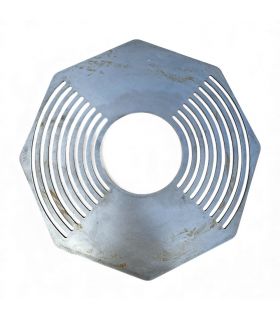 Plaque de cuisson grillade pour braséro AKNOR, acier, 56cm de diamètre, ROULAND, REF