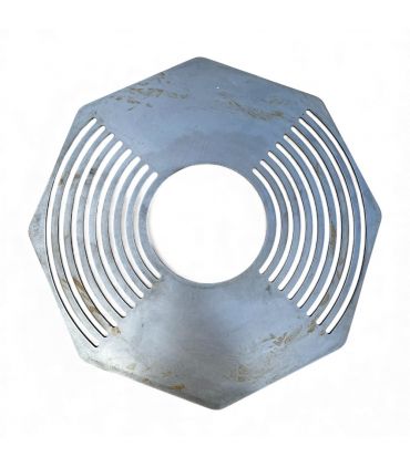 Plaque de cuisson grillade pour braséro AKNOR, acier, 56cm de diamètre, ROULAND, REF