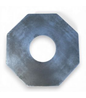 Plaque de cuisson plancha pour braséro AKNOR, acier, 56cm de diamètre, ROULAND, REF