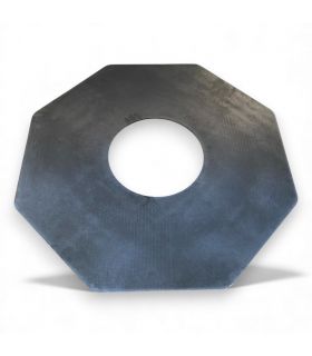 Plaque de cuisson plancha pour braséro AKNOR, acier, 56cm de diamètre, ROULAND, REF