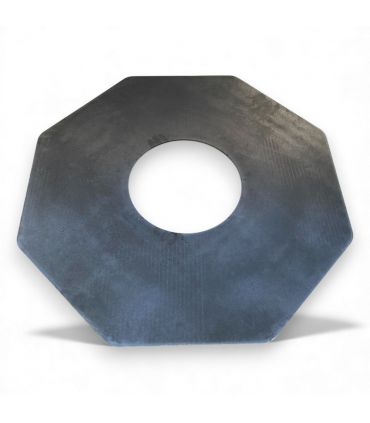 Plaque de cuisson plancha pour braséro AKNOR, acier, 56cm de diamètre, ROULAND, REF