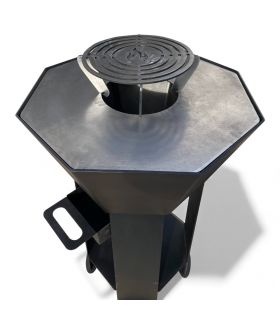 copy ofPack Braséro extérieur AKNOR avec plaque de cuisson grillade - Jardin d'Acier PACK-RLD-AK-60-PCG