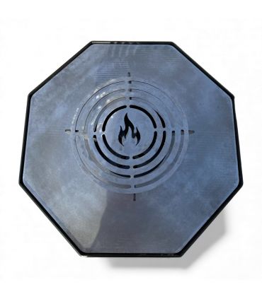 copy ofPack Braséro extérieur AKNOR avec plaque de cuisson grillade - Jardin d'Acier PACK-RLD-AK-60-PCG