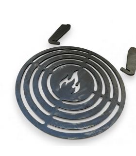 copy ofPlaque de cuisson grillade pour braséro AKNOR, acier, 56cm de diamètre - Jardins d'Acier RLD-AK-PCG