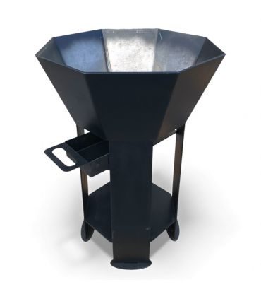 Braséro nu extérieur AKNOR, acier, thermolaqué, 60cm de diamètre - Jardin d'Acier RLD-AK-60