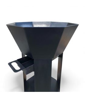 Braséro nu extérieur AKNOR, acier, thermolaqué, 60cm de diamètre - Jardin d'Acier RLD-AK-60