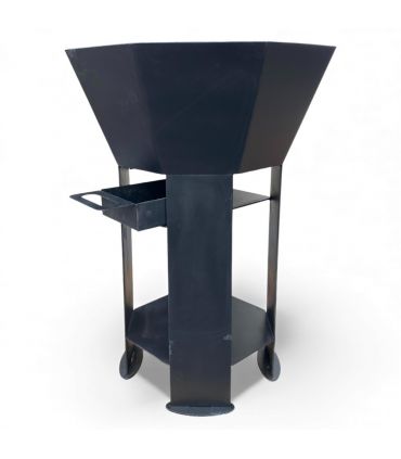 Braséro nu extérieur AKNOR, acier, thermolaqué, 60cm de diamètre - Jardin d'Acier RLD-AK-60