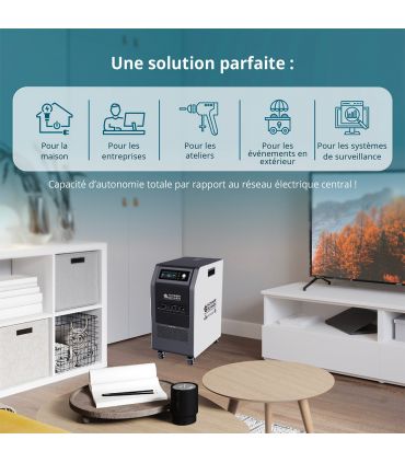 Station d’énergie portable 3-en-1 KS 5200PS