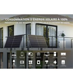 Système solaire de balcon KS SBS800-SET4