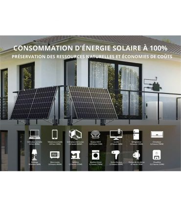 Système solaire de balcon KS SBS800-SET4