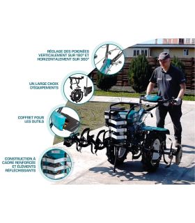 Мotoculteur à essence KS 9HP-1350G-3 (400)