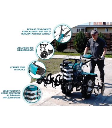 Мotoculteur à essence KS 9HP-1350G-3 (400)