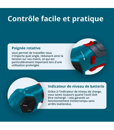 Taille-haie et cisaille à gazon 2 en 1 sans fil avec manche télescopique KS SHT-8V + Extension Pole