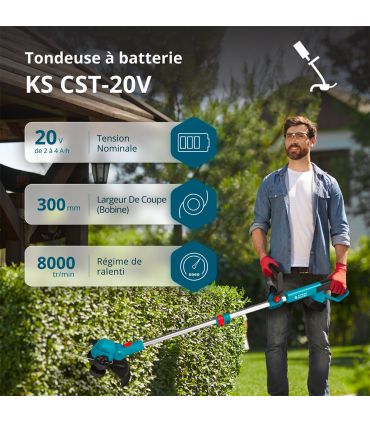 Coupe-bordures à batterie KS CST-20V