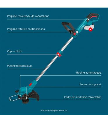 Coupe-bordures à batterie KS CST-20V