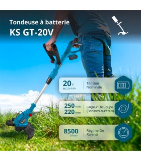 Coupe-bordures à batterie KS GT-20V
